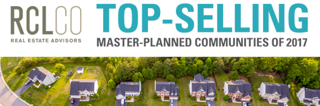 Top selling master planned communities of 2017